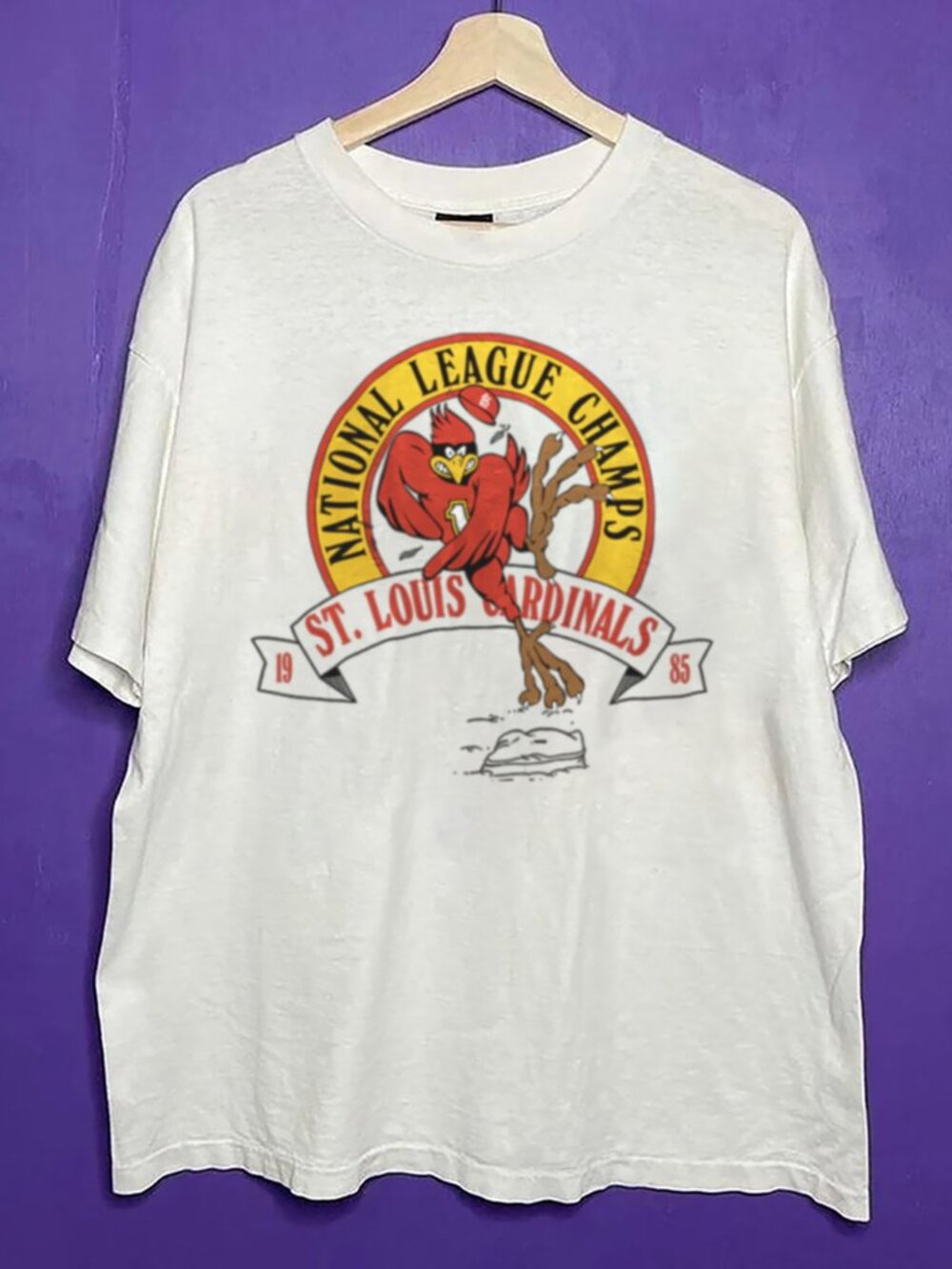 Vintage 1985 National League Champs St. Louis Cardinals Baseball Style Shirt Tee